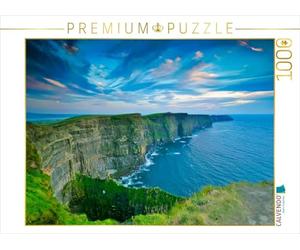 CALVENDO Puzzle Desiderio Irlanda - Le Cliffs of Moher in County Clare sono uno dei più grandiosi spettacoli naturali da 1000 pezzi, dimensioni 64 x 48 cm, foto puzzle immagine di Mr. Mooseman