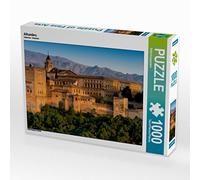 CALVENDO- Puzzle Fotografico, Motivo: Alhambra di Knappmann Britta, 1000 Pezzi, Colore Bianco, Teile, 4059478853065