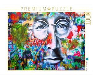 CALVENDO Puzzle Il muro della pace a Praga - John Lennon RIP 1000 pezzi Lege dimensioni 64 x 48 cm foto puzzle immagine di Hospes Danijela