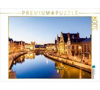 CALVENDO Puzzle Korenlei e Graslei nel centro storico di Gand 1000 pezzi Lege Dimensioni 64 x 48 cm Foto puzzle Immagine di Werner Dieterich