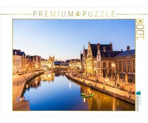 CALVENDO Puzzle Korenlei e Graslei nel centro storico di Gand 1000 pezzi Lege Dimensioni 64 x 48 cm Foto puzzle Immagine di Werner Dieterich