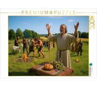 CALVENDO Puzzle Lughnasadh - Ritual der Kelten | 1000 Teile Lege-Größe 64x48cm F