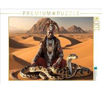CALVENDO Puzzle misterioso evocatore di serpenti nel deserto | 1000 pezzi Lege Dimensioni 64 x 48 cm Puzzle fotografico per ore felici