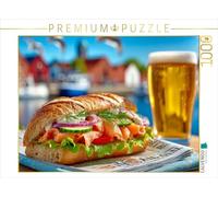 CALVENDO Puzzle qualcosa di scandinavo, un panino al salmone, 1000 pezzi, dimensioni 64 x 48 cm, puzzle fotografico per ore felici