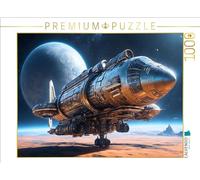 Calvendo Puzzle Sternenkreuzer der Zukunft | 1000 Teile Lege-Größe 64 x 48 cm Foto-Puzzle für glückliche Stunden: Raumschiffe und Ufos