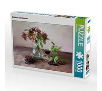 CALVENDO Puzzle Stillleben mit Holunder 1000 pezzi Lege dimensioni 64 x 48 cm foto puzzle immagine di nero Nailia