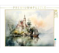 CALVENDO Puzzle un motivo dal calendario costruito vicino all'acqua, 1000 pezzi, dimensioni 64 x 48 cm, puzzle fotografico per ore felici