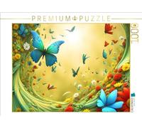 CALVENDO Puzzle un motivo dal calendario, quattro stagioni, frattali, 1000 pezzi, dimensioni 64 x 48 cm, puzzle fotografico per ore felici