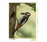 CALVENDO Puzzle Visitatore Giardino - Uccelli 1000 pezzi Lege-Dimensioni 48 x 64 cm Foto Puzzle Immagine di N. Guglielmo