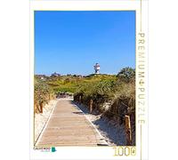 CALVENDO Puzzle Vista dal sentiero della spiaggia alla torre d'acqua, 1000 pezzi, puzzle alto | dimensione lunghezza cm puzzle per ore felici