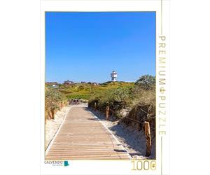 CALVENDO Puzzle Vista dal sentiero della spiaggia alla torre d'acqua, 1000 pezzi, puzzle alto | dimensione lunghezza cm puzzle per ore felici
