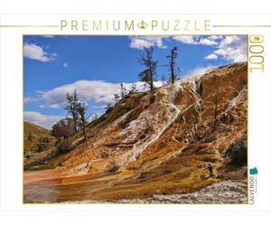 CALVENDO Silvia Drafz - Puzzle Mammoth Hot Springs Yellowstone 1000 pezzi, dimensioni 64 x 48 cm