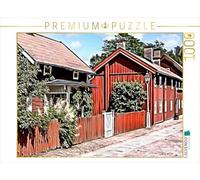 CALVENDO Sonja Teßen - Puzzle da 1000 pezzi, dimensioni 64 x 48 cm, colore: Rosso svedese