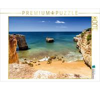 CALVENDO TomKli Puzzle Praia de Albandeira - Portogallo 1000 pezzi, dimensioni 64 x 48 cm