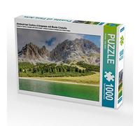 CALVENDO Uwe Vahle - Puzzle da laghetto almico a Cortina d Ampezzo con Monte Cristallo 1000 pezzi, dimensioni 64 x 48 cm