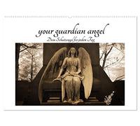 CALVENDO - Your Guardian Angel - Il tuo angelo custode per ogni giorno (calendario da parete 2027 DIN A2 orizzontale), calendario mensile: per ogni mese un angelo per protezione e conforto