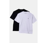 Calvin Klein 2 Pack Unisex Tee Black Taglia: XL | Maglie Sportivi Outlet | Uomo | Nero