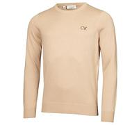 Calvin Klein 2025 Maglione Golf Uomo Durevole e Girocollo - Latte Macchiato - L