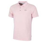Calvin Klein 2025 Polo da Golf da Uomo Central Eco Light Wicking - Rosa Baby - M
