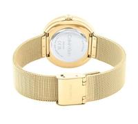 Calvin Klein Orologio Analogico al Quarzo da Donna Collezione TWIST con Cinturino in Maglia Metallica in Acciaio Inossidabile di Colore Dorato - 25200150