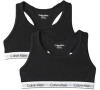 Calvin Klein 2pk Bralette, Bambine e ragazze, Black (Pvhblack/Pvhblack), 14-16 anni