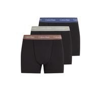 Calvin Klein 3 Pack Trunks - Cotton Stretch B- R Iris, Grey Heat, Dusty T Taglia: S | Biancheria intima Outlet | Uomo | Grigio