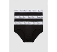 Calvin Klein Uomo Slip Hipster Confezione da 3 Intimo, Nero (Black), M