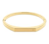 Calvin Klein Braccialetto Rigido da Donna Collezione FACETED in Oro Giallo - 35000046