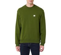 Calvin Klein 400Gsm Trry Bdg Crwn Lv04Rc273G, Felpa, Uomo, Verde (Medieval Forest), M