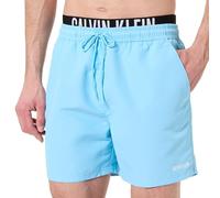 Calvin Klein 5" Boxer Intense Power Lv00n61015 Pantaloni da Nuoto, Blue (Chilly Blue), M Uomo