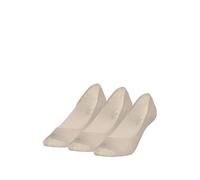 Calvin Klein 8719965009202 CK WOMEN FOOTIE LC 3P, beige., 39-42