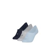 Calvin Klein 8719965009202 CK WOMEN FOOTIE MC 3P, azzurro, 35-38