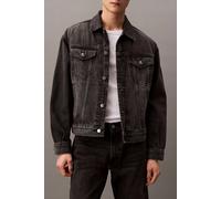 Calvin Klein 90s Black Fog Denim Jacket Taglia: XL | Giacche di jeans Outlet | Uomo | Nero
