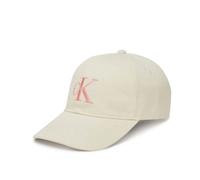 Calvin Klein, ,Accessories ,Donna ,Beige ,ONE SIZE Monogram Embroidery Baseball Cap