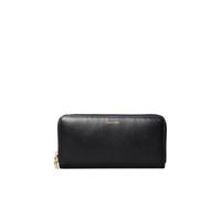 Calvin Klein, ,Accessories ,Donna ,Nero ,ONE SIZE Portafoglio in pelle nera con chiusura lampo