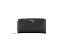 Calvin Klein RE-LOCK Z/A WALLET LG PBL - Portafogli Da donna, Ck Black,