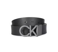 Calvin Klein ADJ/Rev CK Metal PB 35MM K50K509258 Cinture, Nero (Black/Dark Brown), 95 Uomo
