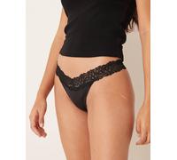 Calvin Klein - Attraction - Perizoma nero con dettaglio in pizzo S