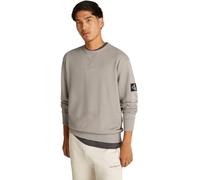 Calvin Klein Badge Crew Neck J30J323426, Felpa, Uomo, Grigio (Rock Ridge), S