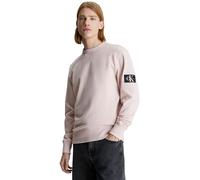 Calvin Klein Badge Crew Neck J30J323426, Felpa, Uomo, Rosa (Sepia Rose), XXL