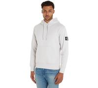 Calvin Klein Badge Hoodie J30J323430, Felpe con cappuccio Uomo, Grigio (Lunar Rock), M