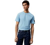Calvin Klein Badge Regular Tee J30J323484, Top in Maglia a Maniche Corte, Uomo, Blu (Dusk Blue), XXS