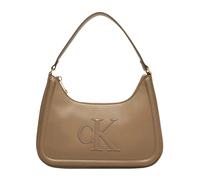 Calvin Klein, ,Bags ,Donna ,Beige ,ONE SIZE Borsa a spalla piccola Raised CK