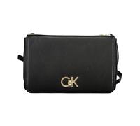 Calvin Klein, ,Bags ,Donna ,Nero ,ONE SIZE Borsa a tracolla in poliestere con due scomparti