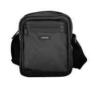Calvin Klein, ,Bags ,Uomo ,Nero ,ONE SIZE Borsa a Tracolla Uomo Nera Dettagli a Contrasto