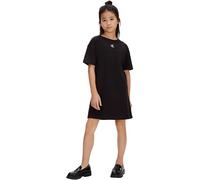 Calvin Klein Bambina Abito a T-Shirt Monogram con Scollo Rotondo, Nero (1716 Black), 14 Anni