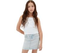 Calvin Klein Bambina Top Punto Strap Regular Fit, Bianco (Bright White), 14 Anni