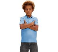 Calvin Klein Polo Solido Bambino LVCKSJB29B S/S Polo, Blu (Provence 16-4032 TCX), 12 Anni