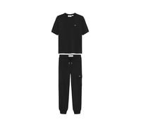 Calvin Klein Bambino Set Terry T-shirt e Pantaloni, Nero (Ck Black), 14 Anni