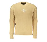 Calvin Klein Beige Cotton Men Sweater - XXL